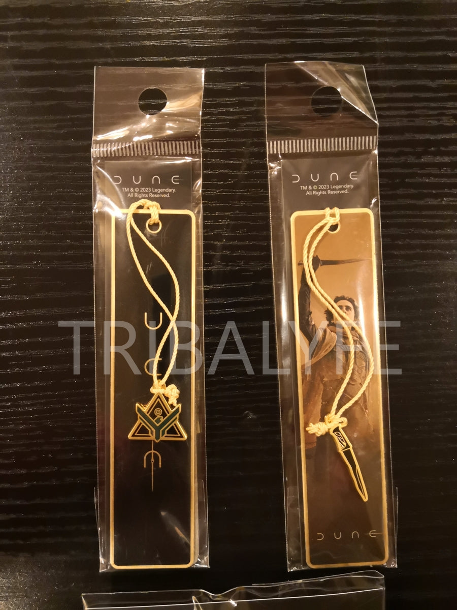 Dune Bundle - Metal Charm Bookmarks + Sandworm / Paul / House Atreides Enamel Pins