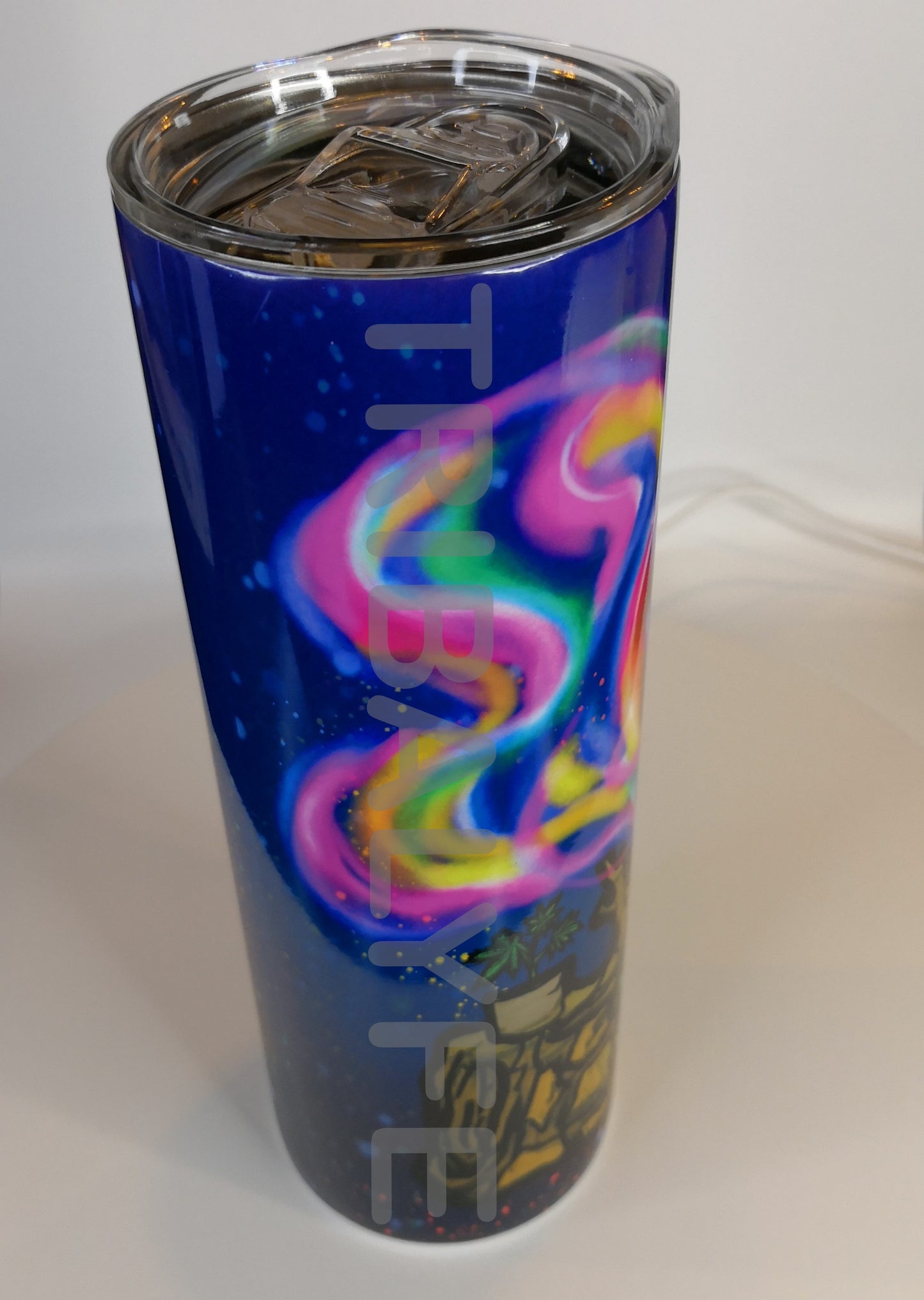 Trippy Collection: Ganja Caterpillar - Stainless Steel Skinny Tumblers