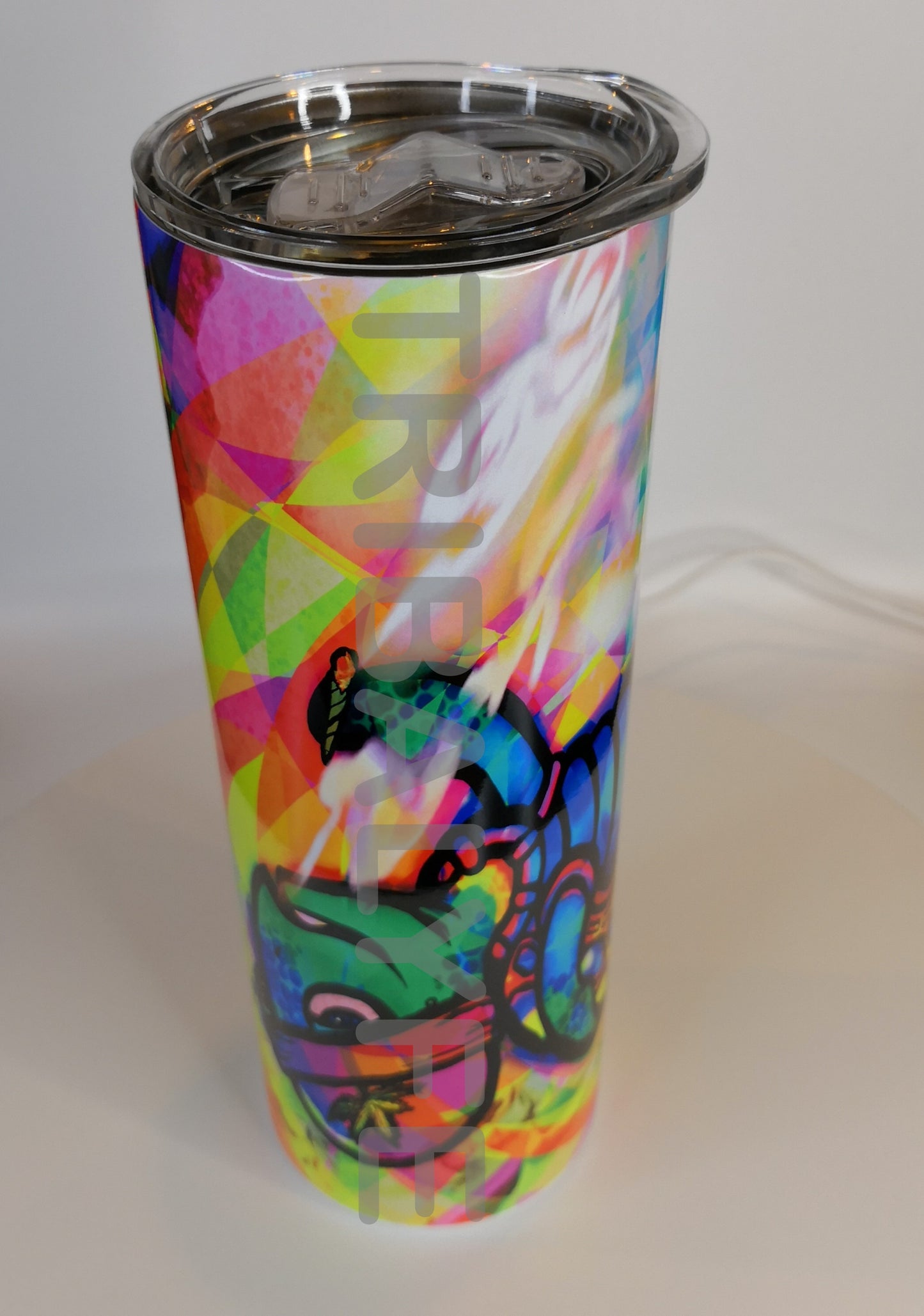 Trippy Collection: Ganja Turtle - Stainless Steel Skinny Tumblers