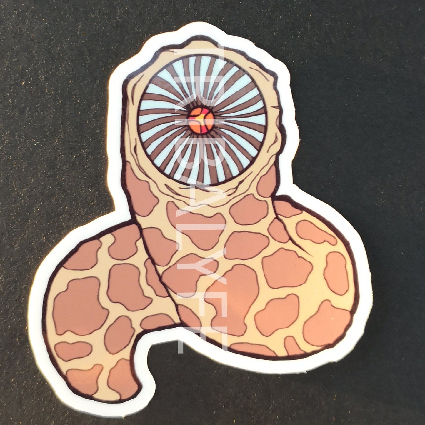 Great Sandworm Shai-Hulud Vinyl Sticker - Dune Chibi / Anime Art