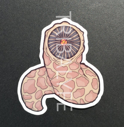 Great Sandworm Shai-Hulud Dark Edition Vinyl Sticker - Dune Chibi / Anime Art