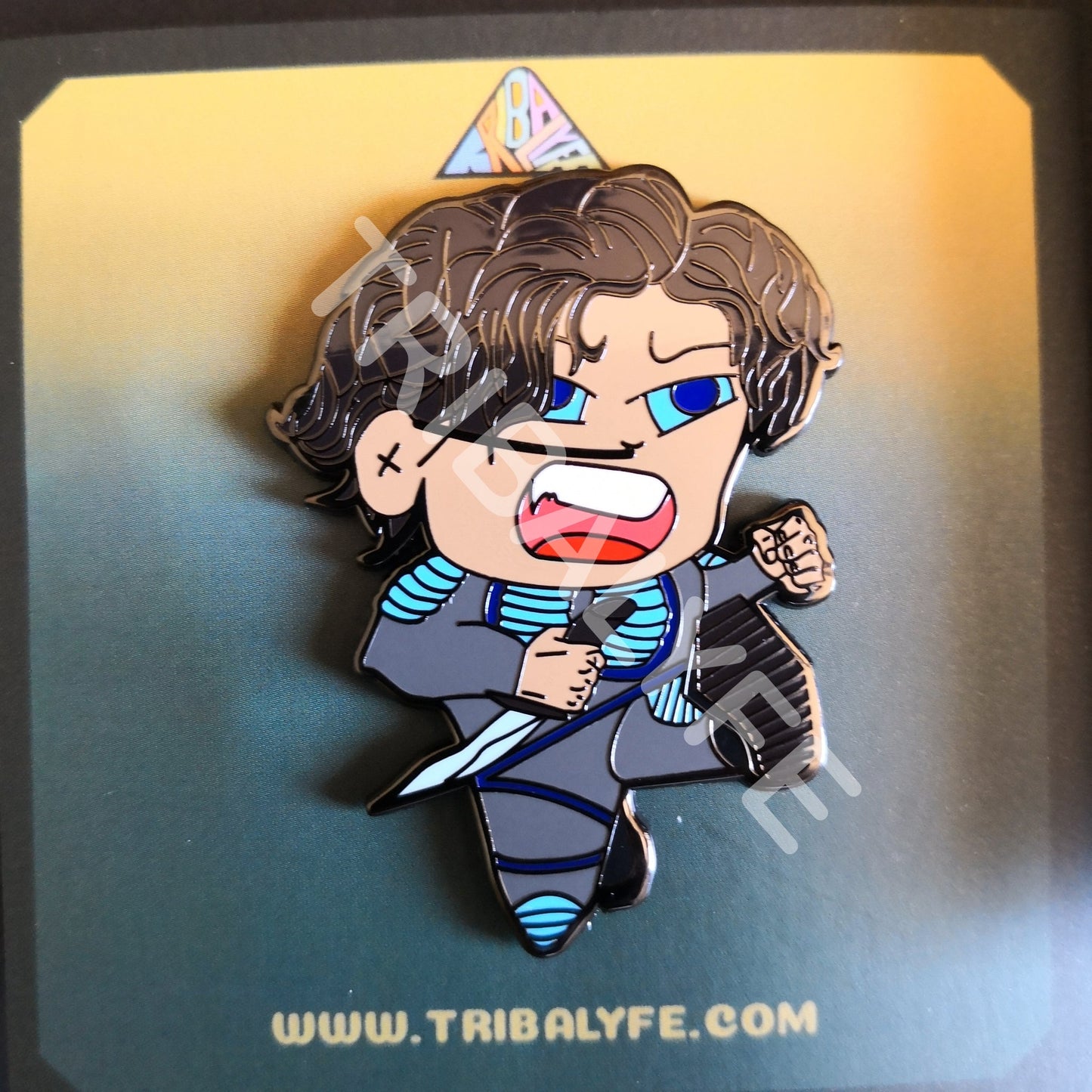 Dune Bundle - Paul "Muad'Dib" Atreides Metal Charm Bookmark + Hard Enamel Pin + Sticker