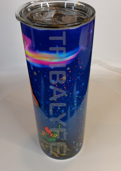 Trippy Collection: Ganja Caterpillar - Stainless Steel Skinny Tumblers