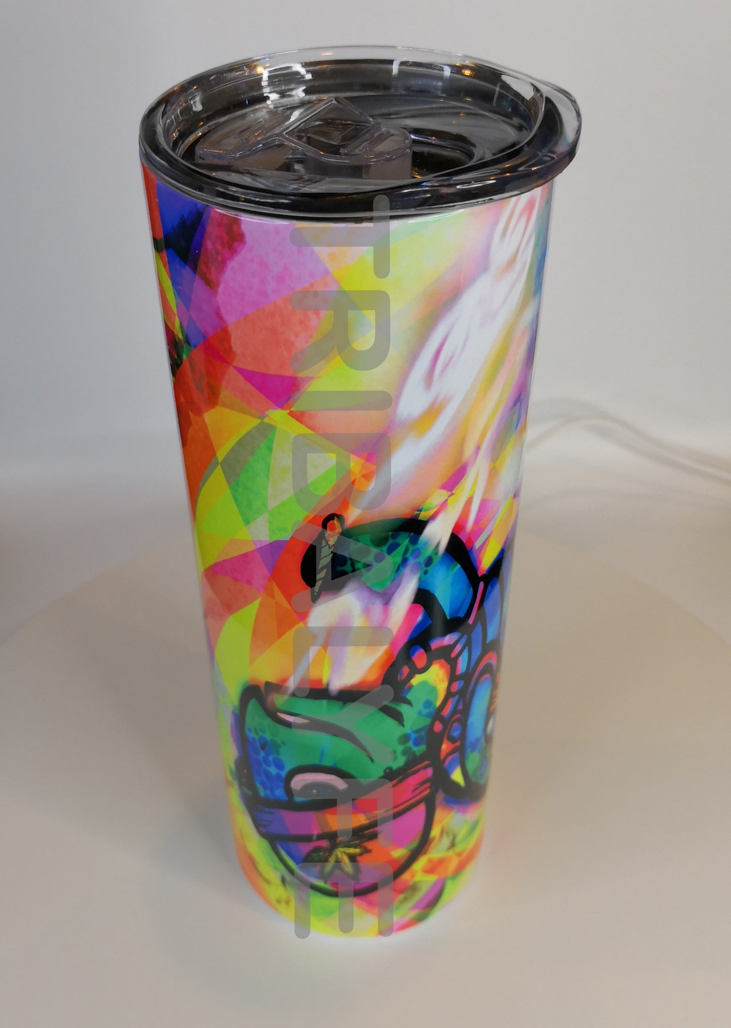 Trippy Collection: Ganja Turtle - Stainless Steel Skinny Tumblers