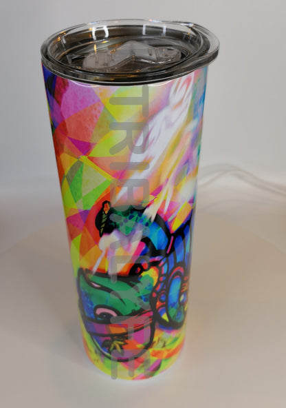 Trippy Collection: Ganja Turtle - Stainless Steel Skinny Tumblers